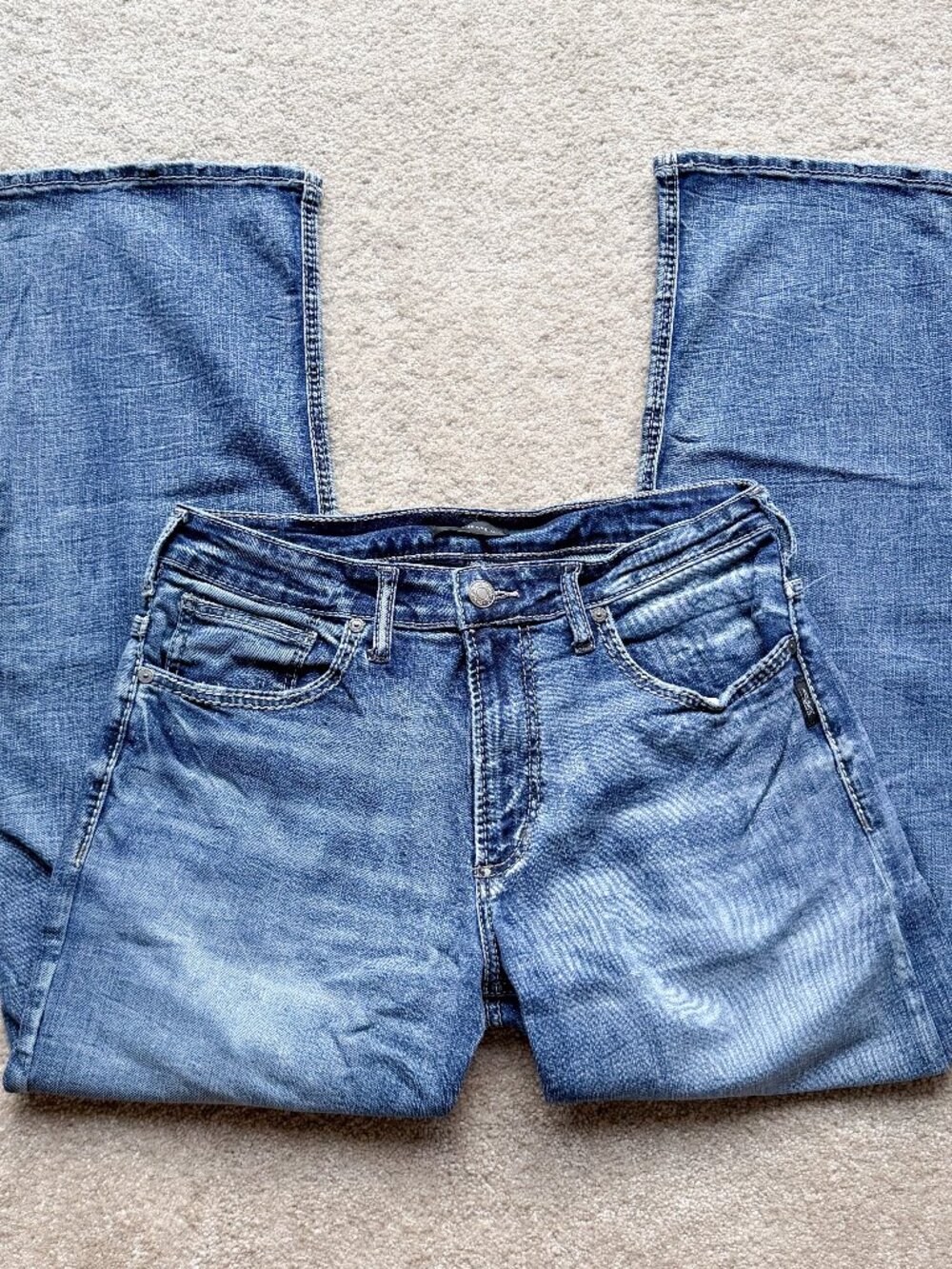 Silver Jeans Co. Gordie Loose-fit Jeans Medium-wash Denim - Size 32x 30